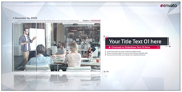 Videohive Oriented to Slideshow Openers template preview