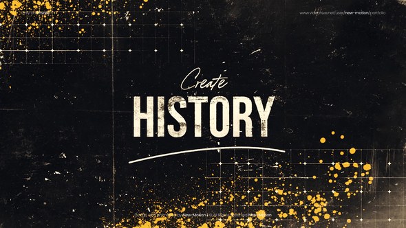 Videohive Golden Age вЂ“ History Slideshow Video Displays template preview