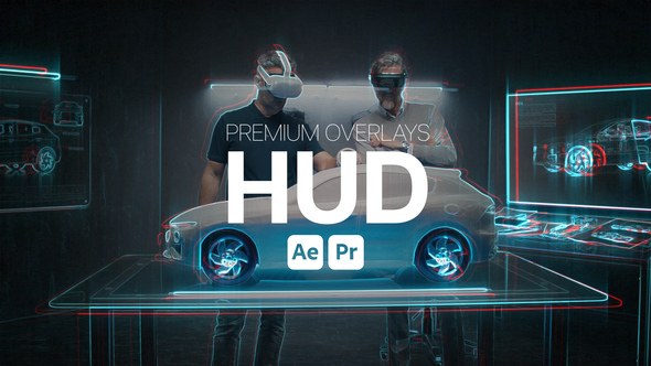 Videohive Premium Overlays HUD Elements template preview