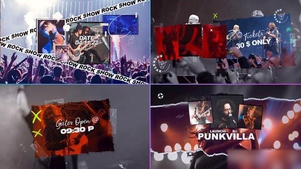 Videohive Rock Show / Music Concert Openers template preview