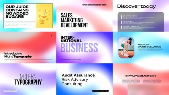 Videohive Colors - Typography Pack