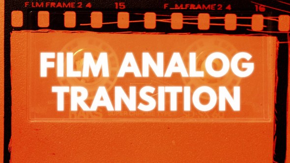 Videohive Analog Film Transition Elements template preview