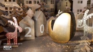 Christmas Greeting Video Displays template preview