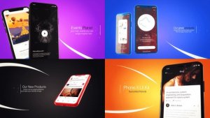 Videohive Phone X Modular App Intro Product Promo template preview