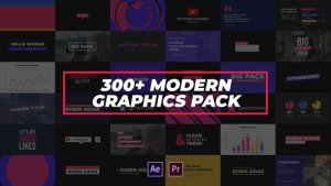 300+ Modern Graphics Pack Video Displays template preview