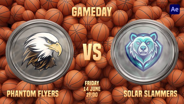 Videohive Basketball Team Versus Screens Broadcast-packages template preview