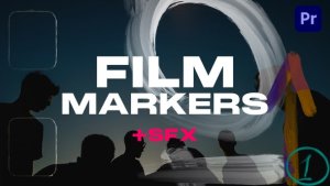 Film Mark Overlays Premiere Pro template preview