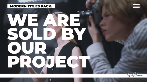 Videohive Modern Titles - AE 42256060 Titles template preview