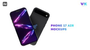 Videohive Phone 17 Air Mockups Video Displays template preview