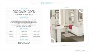 Real Estate Minimal Folder Video Displays template preview