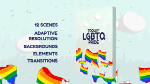 LGBTQ Pride Toolkit Video Displays template preview