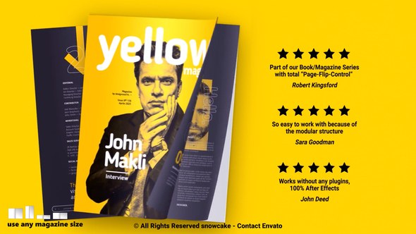 Videohive Yellow - Magazine Promotion Product Promo template preview