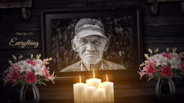Videohive Funeral Memory 52938450 Openers template preview