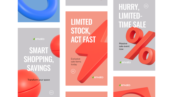 Videohive Sale Instagram Stories 46371692 Product Promo template preview