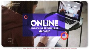 Videohive Online Educational Course Promo 31300968 Video Displays template preview