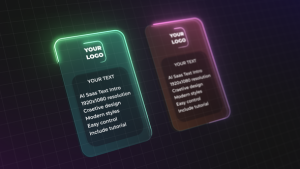 Videohive AI SaaS Text Intro | AE Video Displays template preview