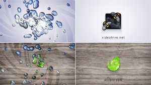 Videohive Clean Water Logo Reveal Logo Stings template preview