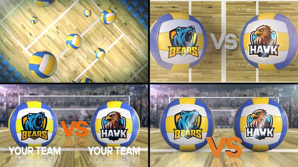 Videohive Volleyball VS 2 Logo Stings template preview