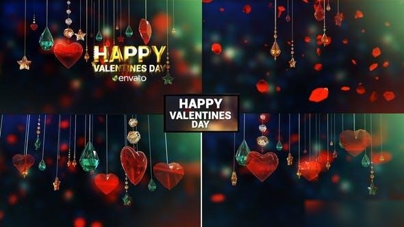 Videohive Happy Valentines day Opener Openers template preview