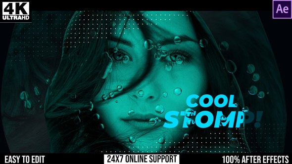 Cool Stomp Video Displays template preview