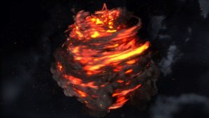 Videohive Magic Fire Reveal Logo Stings template preview