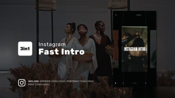Videohive Instagram Fast Intro Openers template preview