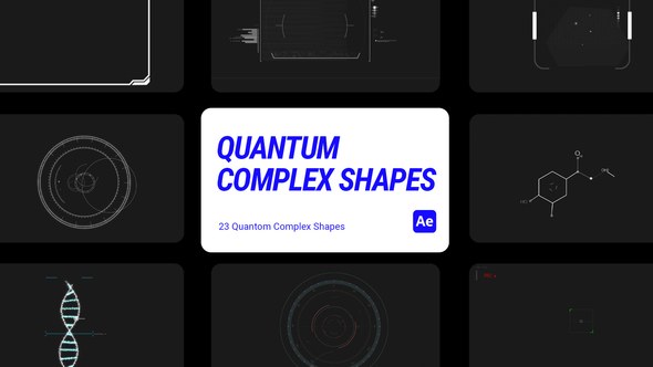 Videohive Quantum Complex Shapes for After Effects Elements template preview
