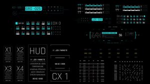 Videohive HUD Text Elements Elements template preview