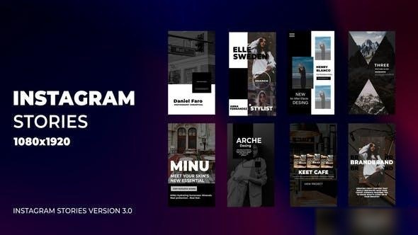 Videohive Instagram stories 2.0 | After Effects Titles template preview