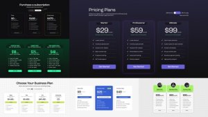 Videohive Modern Pricing Table Template Infographics template preview