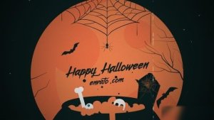 Videohive Halloween Opener 40100885 Logo Stings template preview