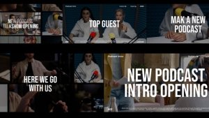 Videohive Podcast Talkshow Intro Broadcast-packages template preview