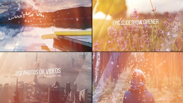 Videohive Epic Slideshow Opener Video Displays template preview