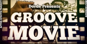 Videohive Groove Movie Video Displays template preview