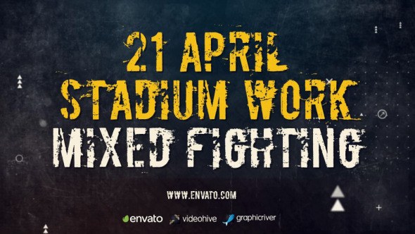 Videohive Fighting Sports Promotion Video Displays template preview