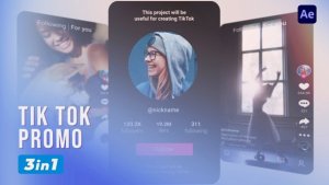 Videohive TikTok Promo | 3 in 1 Product Promo template preview
