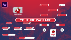 Opener Youtube Package Button Subscribe Video Displays template preview