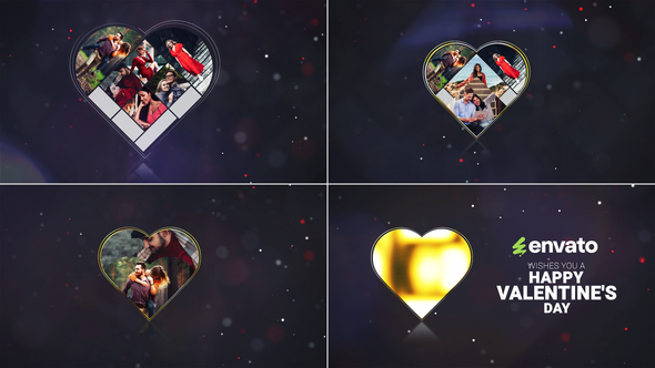 Videohive Valentine's Day Wish // Valentine's Day Love Card Openers template preview