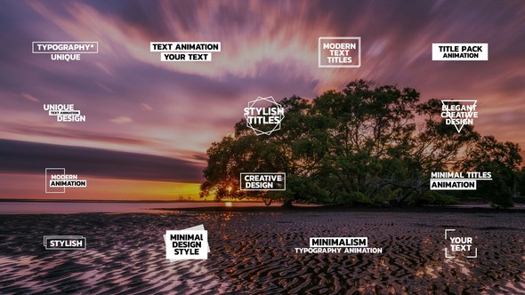 Videohive RGB Bold Tittles | After Effects Titles template preview