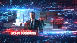 Videohive Sci-Fi Business Slideshow Video Displays template preview