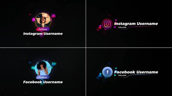 Videohive Social Media Boost Titles template preview