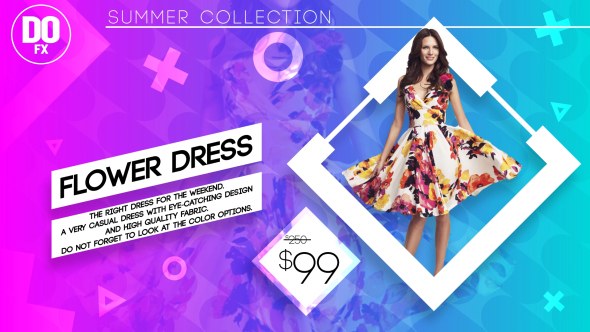 Fashion Promo Video Displays template preview