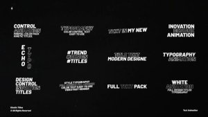 Videohive Kinetic Titles Animation | After Effects Titles template preview