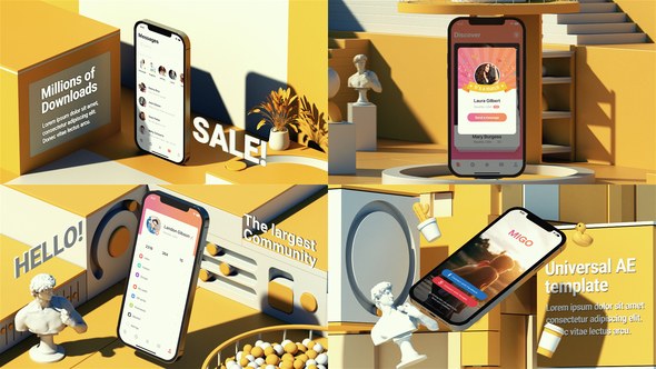 Videohive Identity APP Promo Product Promo template preview