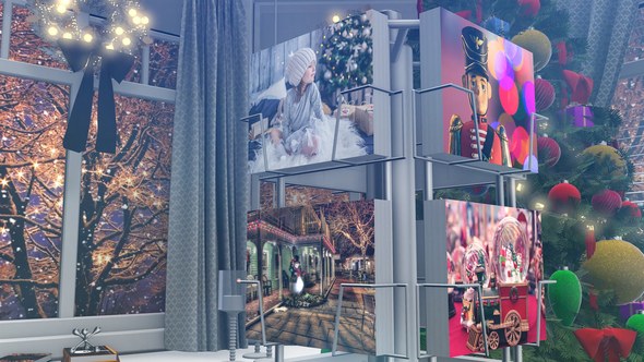 Videohive Christmas Slideshow 41456233 Video Displays template preview