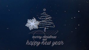 Glitch Christmas Greetings Video Displays template preview