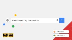 Web Search Logo Reveal Video Displays template preview