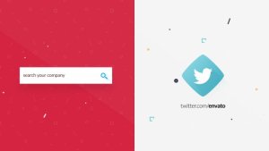 Videohive Flat Search Logo Opener Logo Stings template preview