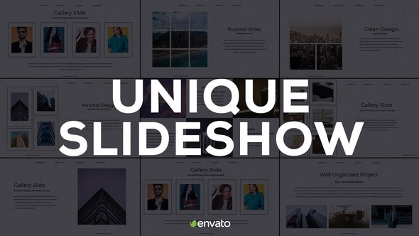 Videohive Unique Slideshow 23418732 Broadcast-packages template preview