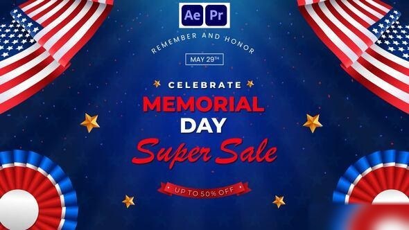 Videohive Memorial Day US Sale Intro